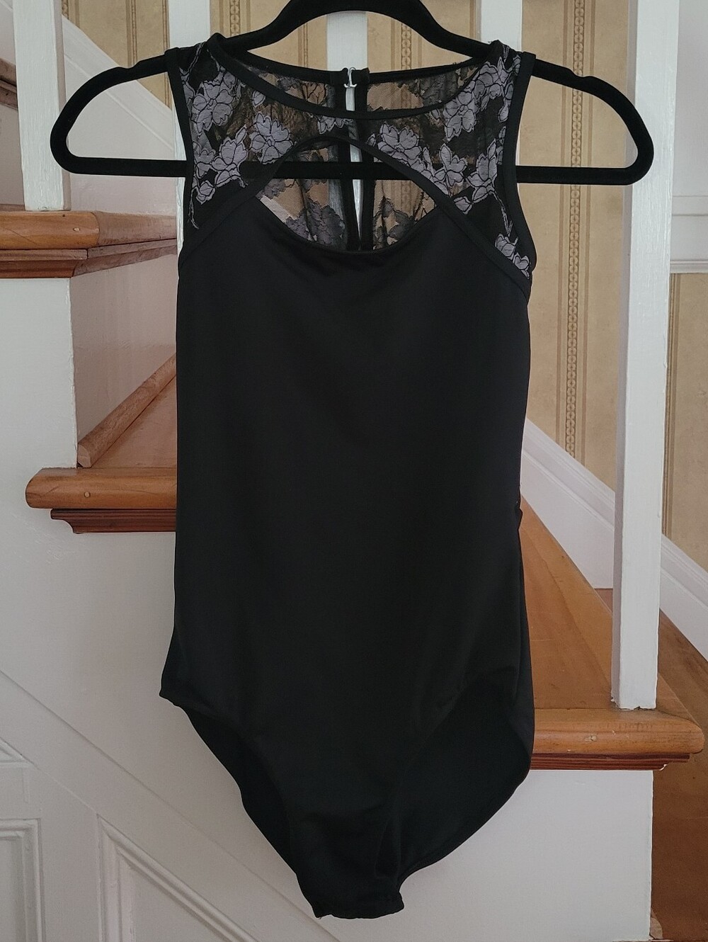 2 BALERA Dancewear Womans Black Leotard Bodysuit Size Small Adult